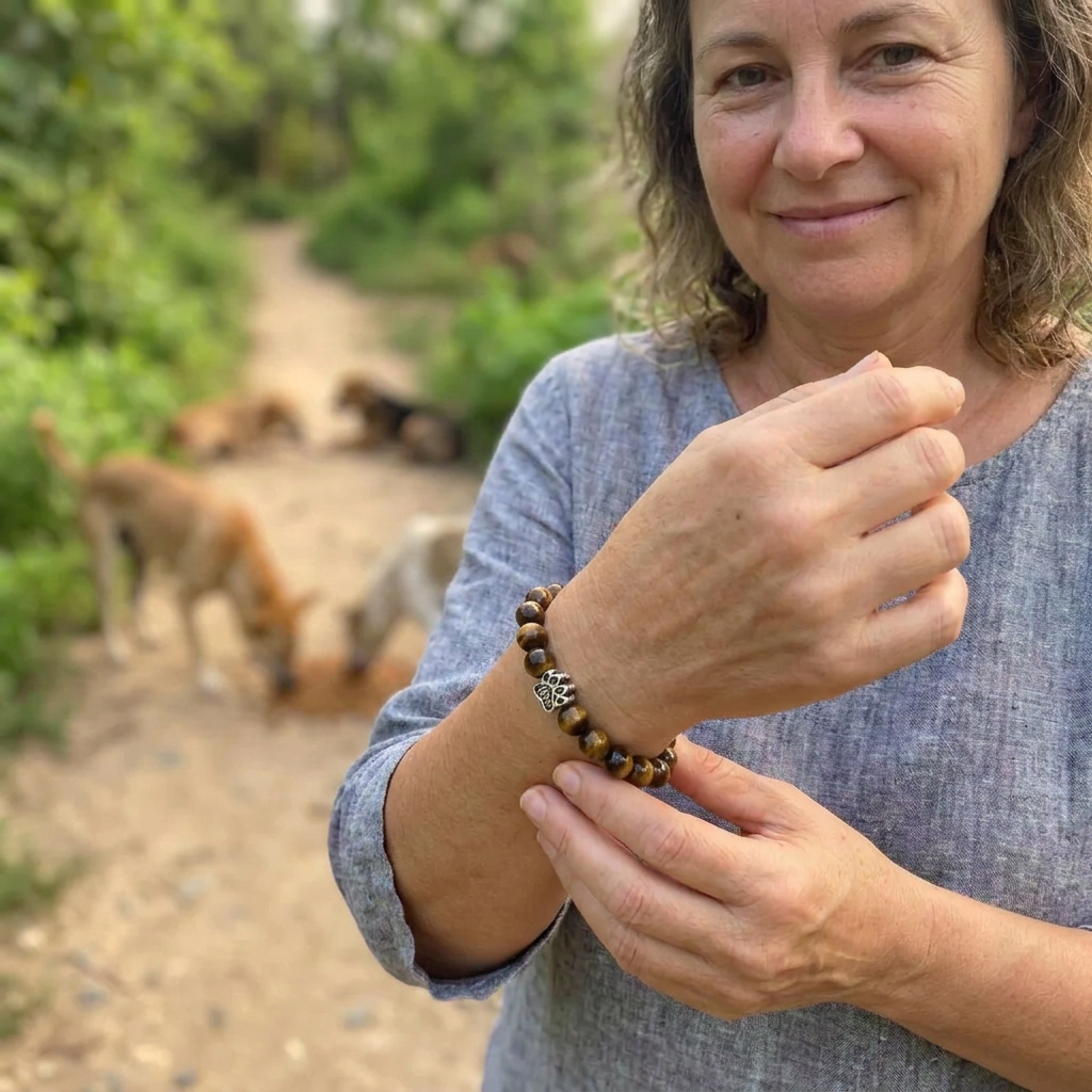 Bracelet Sans Collier - Tigre